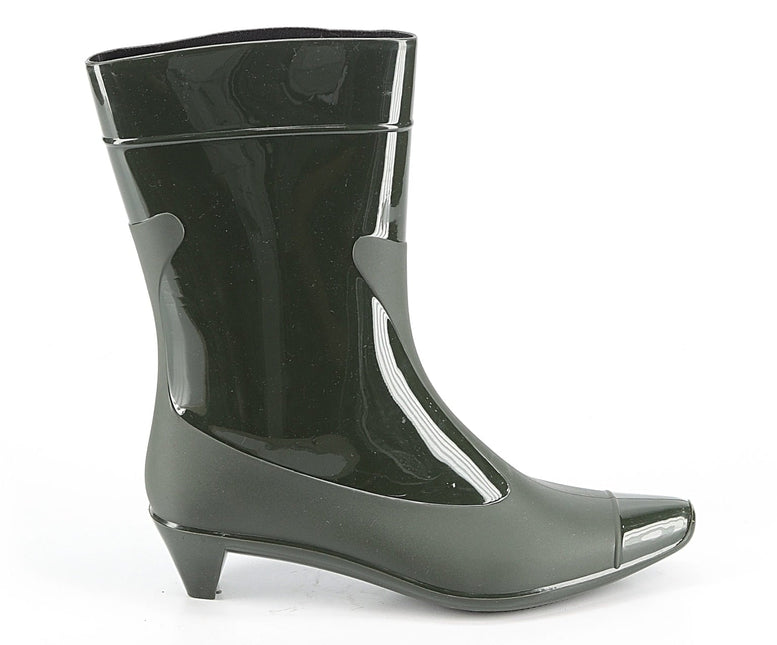 JEFFREY CAMPBELL DRENCH WOMEN RAIN BOOTS - Khaki Combo