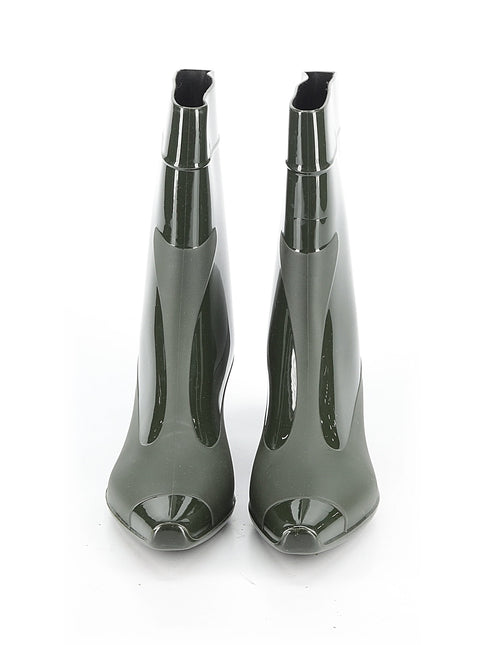 JEFFREY CAMPBELL DRENCH WOMEN RAIN BOOTS - Khaki Combo