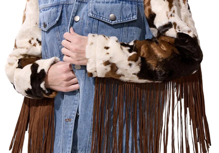 AZALEA WANG LILA WOMEN COATS - Denim