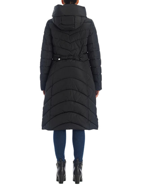 Laundry By Shelli Segal U421865 Cinched Back Puffer Coat NYCK - New York City Kicks