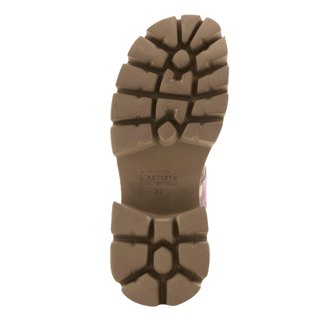 L'ARTISTE MACHA WOMEN SANDALS - Plum Multi