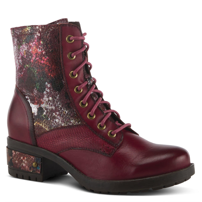 L'ARTISTE MARTY-MET WOMEN BOOTS  - Bordeaux Multi