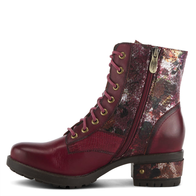 L'ARTISTE MARTY-MET WOMEN BOOTS  - Bordeaux Multi