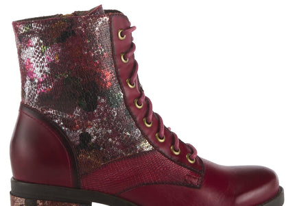 L'ARTISTE MARTY-MET WOMEN BOOTS  - Bordeaux Multi