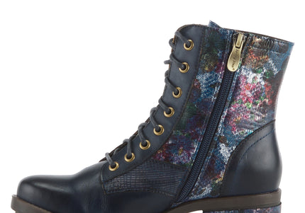 L'ARTISTE MARTY-MET WOMEN BOOTS  - Navy Multi