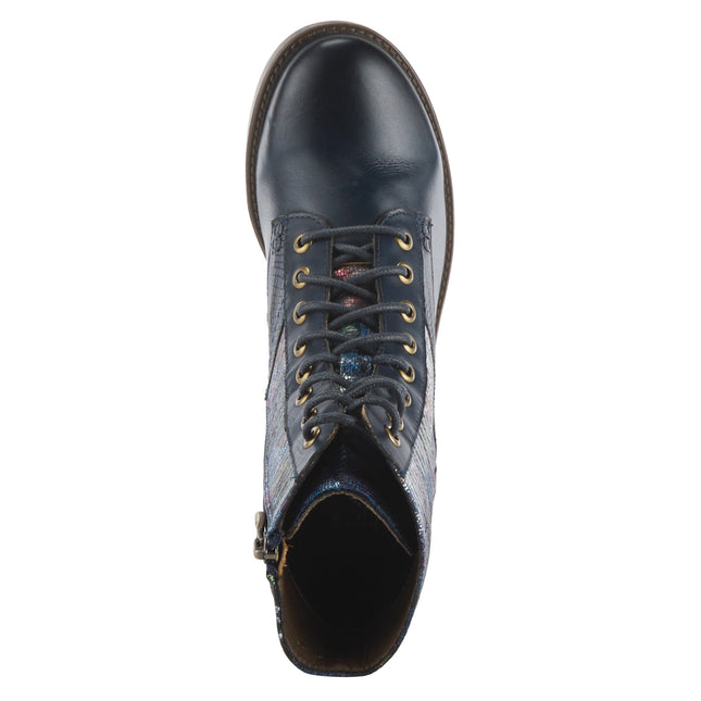 L'ARTISTE MARTY-MET WOMEN BOOTS  - Navy Multi