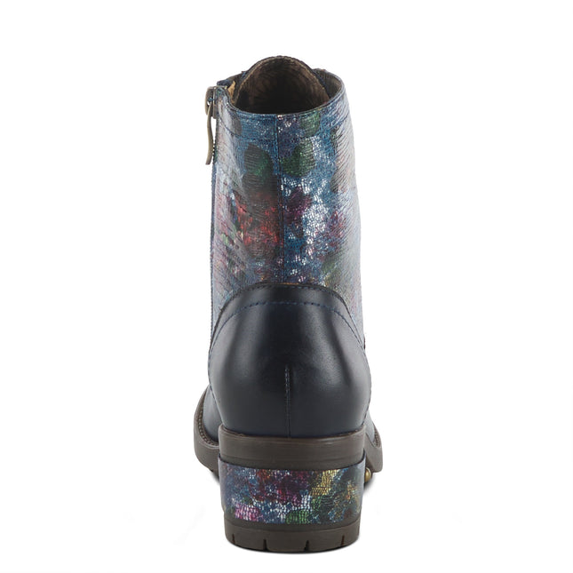 L'ARTISTE MARTY-MET WOMEN BOOTS  - Navy Multi