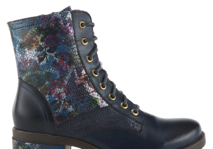 L'ARTISTE MARTY-MET WOMEN BOOTS  - Navy Multi