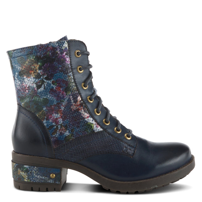 L'ARTISTE MARTY-MET WOMEN BOOTS  - Navy Multi