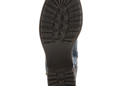 L'ARTISTE MARTY-MET WOMEN BOOTS  - Navy Multi