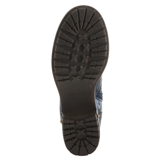 L'ARTISTE MARTY-MET WOMEN BOOTS  - Navy Multi