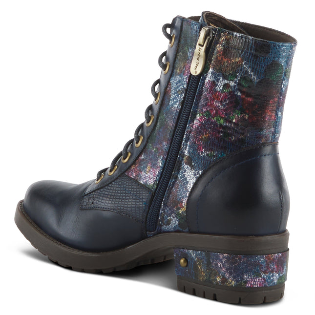 L'ARTISTE MARTY-MET WOMEN BOOTS  - Navy Multi