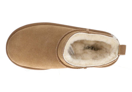 UGG CLASSIC MICRO YOUTH CLOGS - Chestnut
