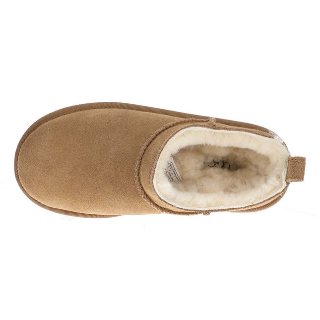 UGG CLASSIC MICRO YOUTH CLOGS - Chestnut
