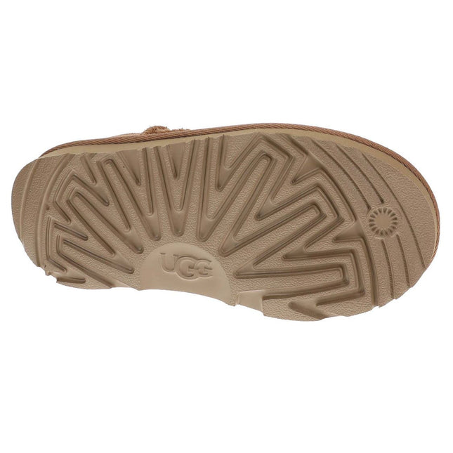 UGG CLASSIC MICRO YOUTH CLOGS - Chestnut
