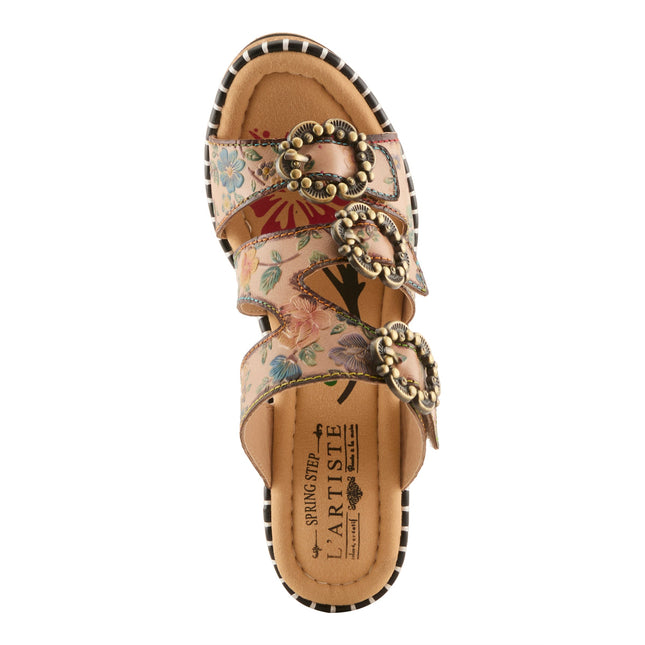 L'ARTISTE MILEMARKER WOMEN SANDALS - Beige Multi