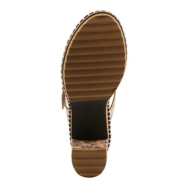 L'ARTISTE MILEMARKER WOMEN SANDALS - Beige Multi