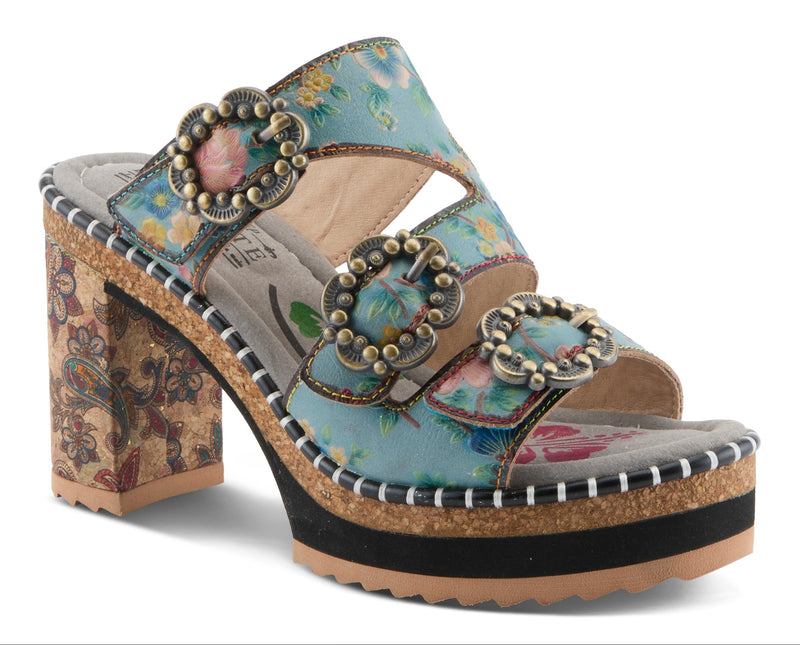 L'ARTISTE MILEMARKER WOMEN SANDALS - Blue Multi