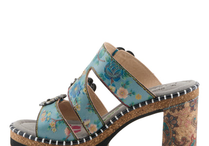 L'ARTISTE MILEMARKER WOMEN SANDALS - Blue Multi