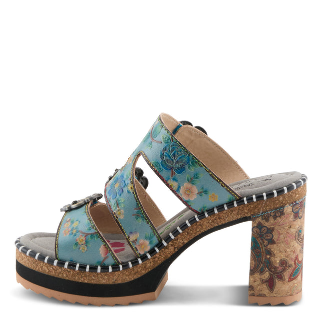 L'ARTISTE MILEMARKER WOMEN SANDALS - Blue Multi