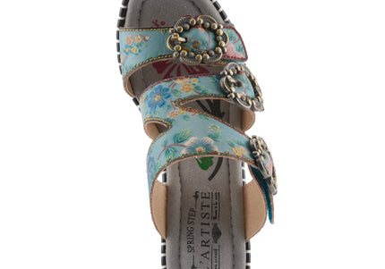 L'ARTISTE MILEMARKER WOMEN SANDALS - Blue Multi