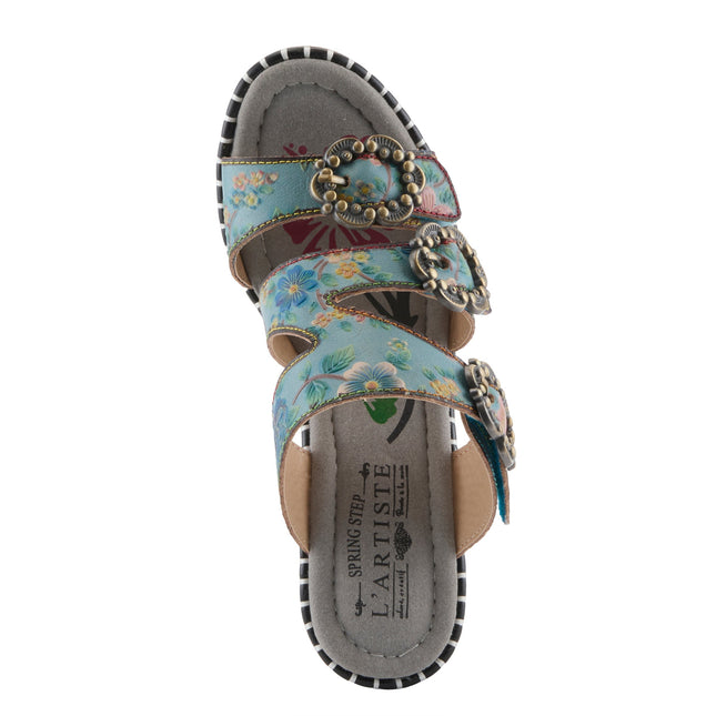L'ARTISTE MILEMARKER WOMEN SANDALS - Blue Multi