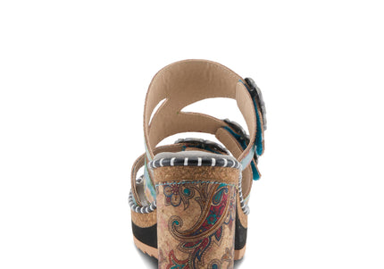 L'ARTISTE MILEMARKER WOMEN SANDALS - Blue Multi