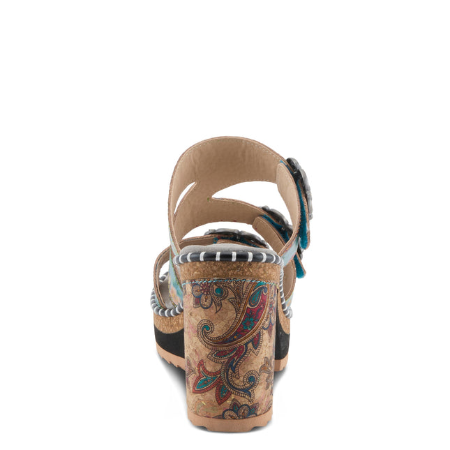 L'ARTISTE MILEMARKER WOMEN SANDALS - Blue Multi