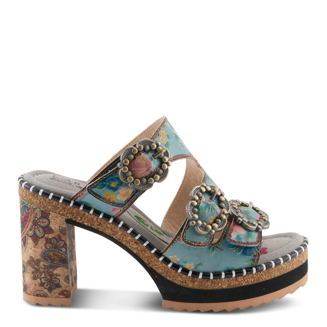 L'ARTISTE MILEMARKER WOMEN SANDALS - Blue Multi