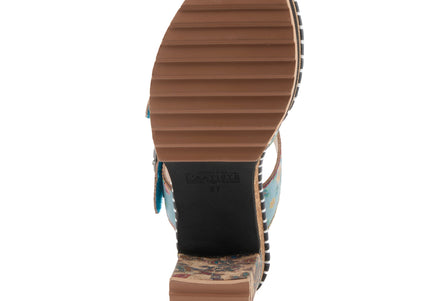 L'ARTISTE MILEMARKER WOMEN SANDALS - Blue Multi