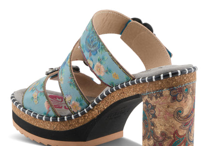 L'ARTISTE MILEMARKER WOMEN SANDALS - Blue Multi