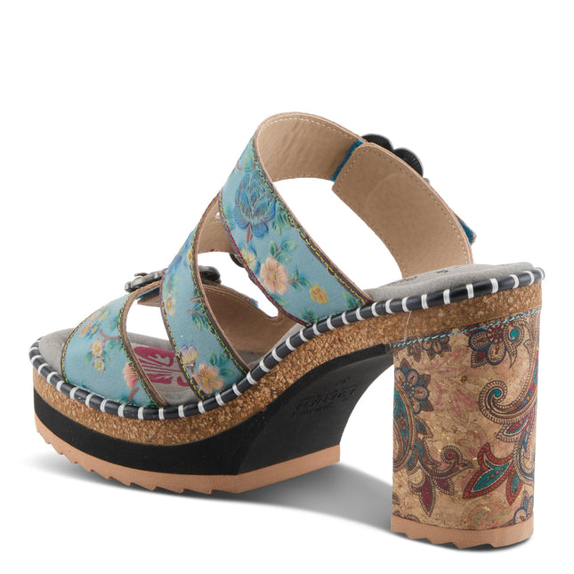 L'ARTISTE MILEMARKER WOMEN SANDALS - Blue Multi