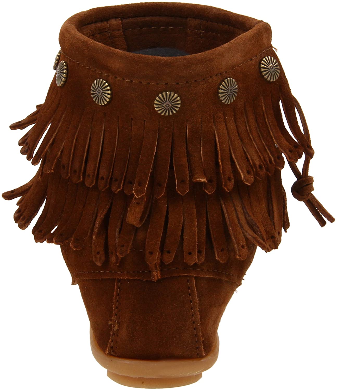 MINNETONKA Double Fringe Side Zip