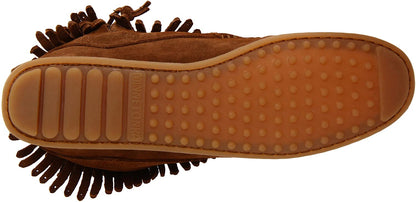 MINNETONKA Double Fringe Side Zip