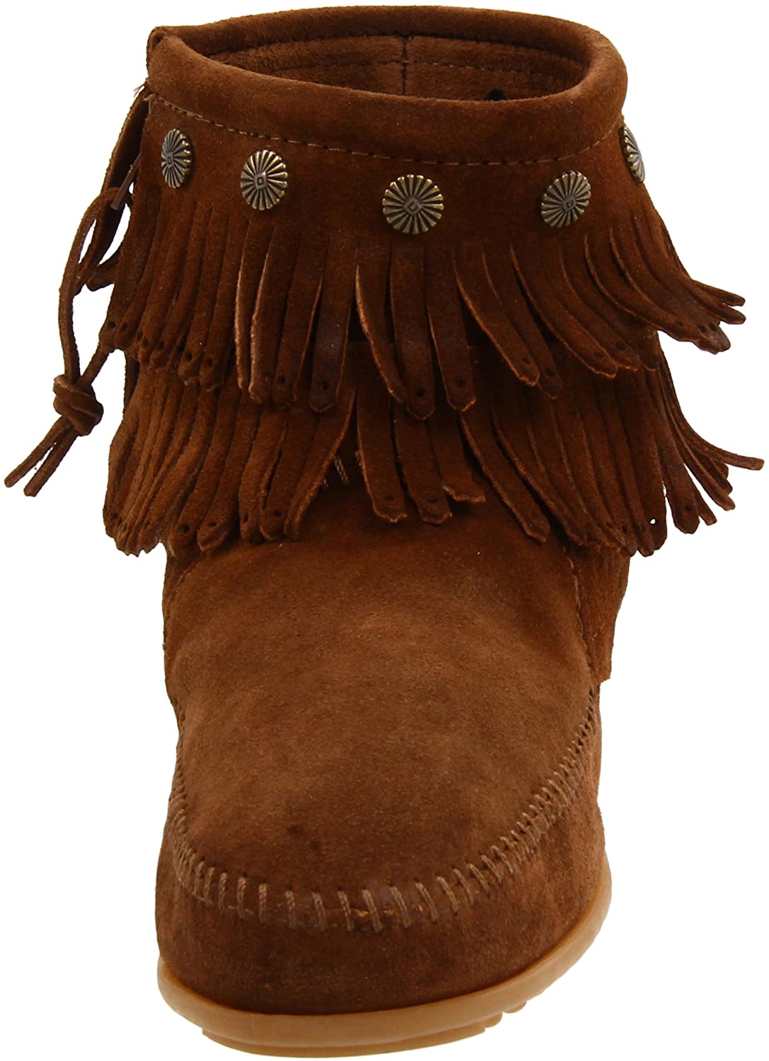 MINNETONKA Double Fringe Side Zip