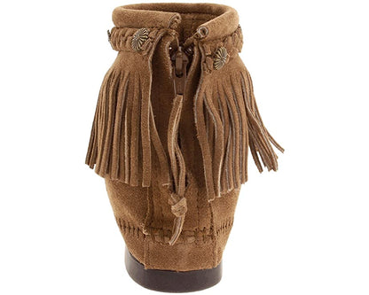 MINNETONKA DOUBLE FRINGE SIDE ZIP