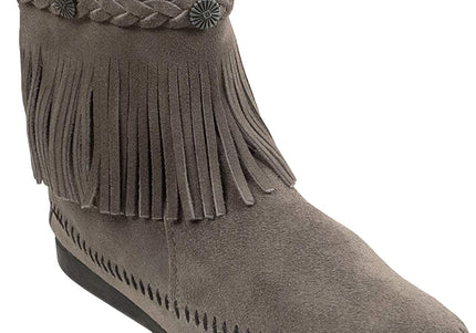 MINNETONKA HI TOP BACK ZIP WOMEN BOOTS