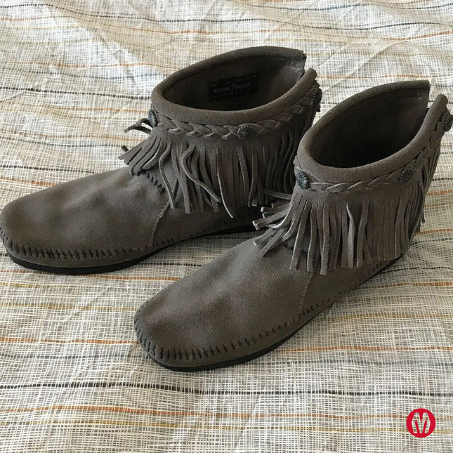 MINNETONKA HI TOP BACK ZIP WOMEN BOOTS