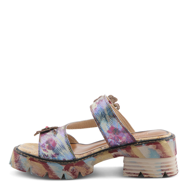 L'ARTISTE MYRINA WOMEN SANDALS - Plum Multi