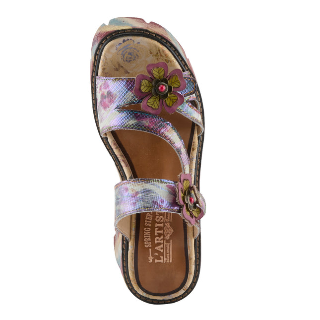L'ARTISTE MYRINA WOMEN SANDALS - Plum Multi