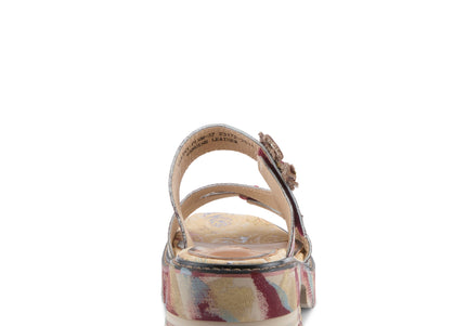 L'ARTISTE MYRINA WOMEN SANDALS - Plum Multi
