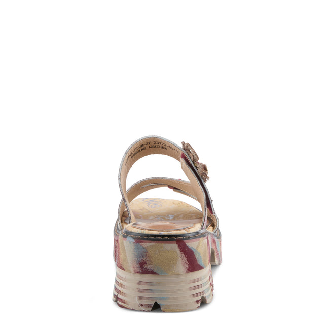 L'ARTISTE MYRINA WOMEN SANDALS - Plum Multi