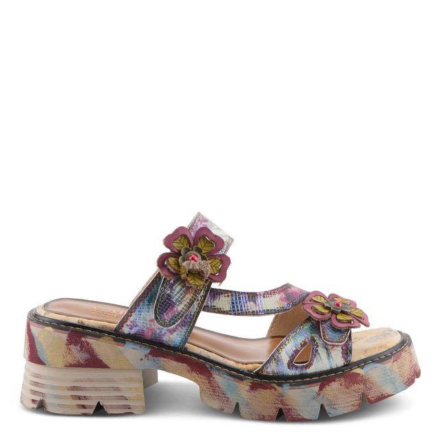 L'ARTISTE MYRINA WOMEN SANDALS - Plum Multi