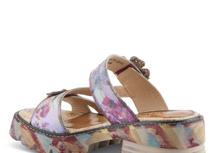 L'ARTISTE MYRINA WOMEN SANDALS - Plum Multi