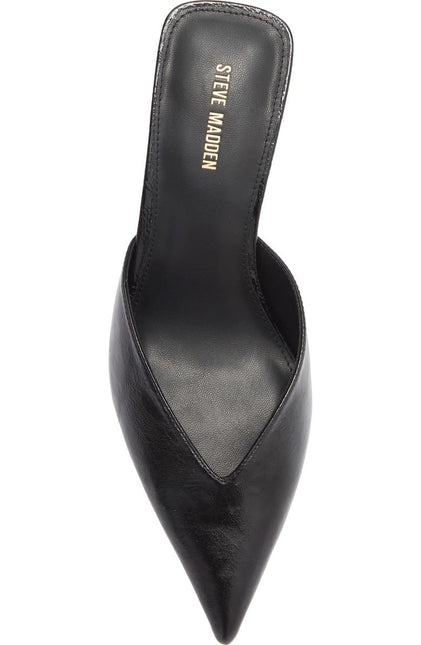 STEVE MADDEN MOD WOMEN MULES - Black Crinkle