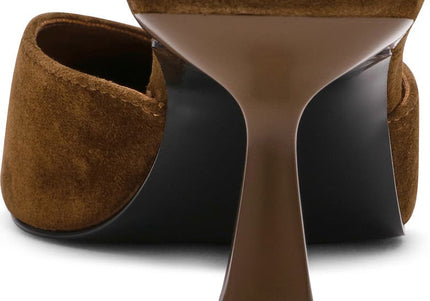 STEVE MADDEN MOD WOMEN MULES - Brown Suede