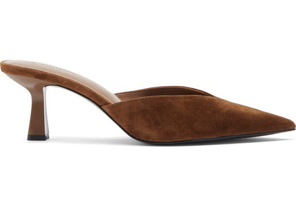 STEVE MADDEN MOD WOMEN MULES - Brown Suede