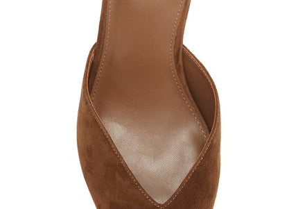 STEVE MADDEN MOD WOMEN MULES - Brown Suede