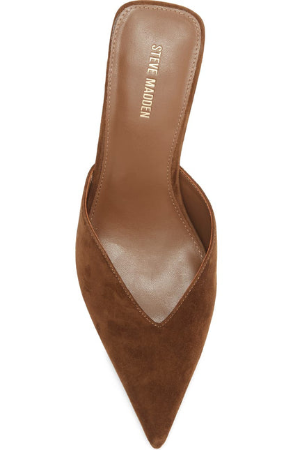 STEVE MADDEN MOD WOMEN MULES - Brown Suede