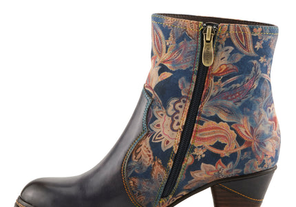 L'ARTISTE NAIMA WOMEN BOOTS  - Blue Multi